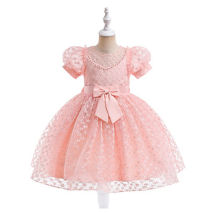 <span class=keywords><strong>Abiti</strong></span> Formali Estivi per Bambine 4 5 6 7 8 Anni con Fiocchi, Lunghezza al Ginocchio, Manica Corta, per Feste, Matrimoni, Compleanni - Product Image 3