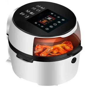 best air fryer Kitchen accessories 8L digital electric deep fryers air fryer with visible window and stir fry function