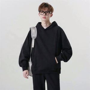 Sweat-shirt à capuche ample en Spandex/Polyester pour hommes, style Raglan, motif dessin animé, collection automne, vente directe usine, haute qualité, pour adolescents - Product Image 3