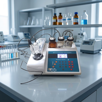 Analizador de Humedad Automático Basado en Microprocesador Karl Fisher Electrónico 220V 50Hz para Contenido de Agua Líquida, Equipo de Laboratorio OEM