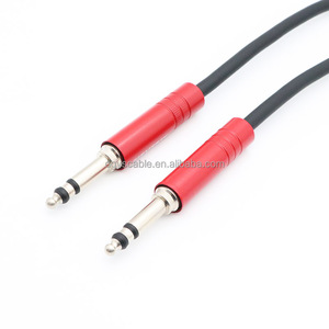 B-Gauge TRS Patch <strong>Cables</strong> - 6mm O.D Starquad <strong>Cable</strong>. Moulded Ends 1ft / 1.5ft / 2ft / 3ft / 4ft - Product Image 2