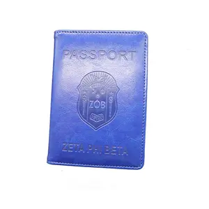 Zeta phi beta Sorority pasaport kapağı deri malzeme pasaport tutucu kapak kılıf