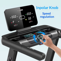 KY Sınır Ötesi OEM Koşu Bandı 3.75HP 16km/s BSCI CE ISO Fabrikası 15.000m² Akıllı Bluetooth Ev Spor Salonu Koşu Makinesi 150kg