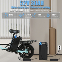 Vélo cargo électrique CMACEWHEEL 16 pouces avec moteur sans balais 500W, batterie 30Ah, cadre en alliage d'aluminium, assistance au pédalage, freins à disque hydrauliques, 48V