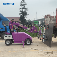 Robot d'installation de vitres électrique automatique Cowest WSR-500OR 500 kg, traction avant, pneus tout-terrain