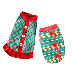 Ropa de Navidad de estilo Otoño e Invierno de alta calidad, fábrica de perros bípedos para mascotas a la venta, ropa de Navidad para perros pequeños hecha de tela - Product Image 3