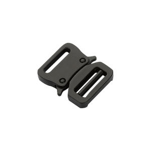 Hebilla de liberación lateral de plástico negra ajustable para bolsos, resorte duradero, 2023 Q231 - Product Image 1