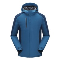 Veste Softshell Unisexe à Capuche Imperméable et Coupe-Vent avec Fermeture Éclair, Personnalisable en Usine, pour Sports de Plein Air