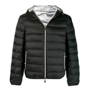 Des Hommes faits sur commande Avec un Capot une Fermeture sur le Devant pour le Style En Duvet Veste - Product Image 1