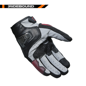 Da Dê phong cách đường phố xe máy găng tay đầy đủ ngón tay sợi carbon Knuckle chống mặc chống trượt mùa hè cảm ứng tay nắm hàng ngày - Product Image 6