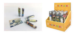 Mini puzzle de 150 pièces en carton bleu, motif paysage créatif, jouet éducatif pour enfants de 2 à 4 ans et adultes - Product Image 4