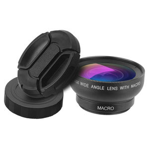 Loupe de téléphone 3 en 1 Objectif universel Fish Eye + Objectif grand angle + Kit d'objectif de caméra à pince <span class=keywords><strong>macro</strong></span> pour Smartphone - Product Image 3