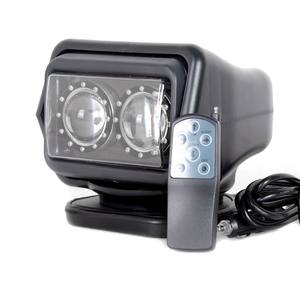 Projecteur laser à télécommande <span class=keywords><strong>super</strong></span> lumineux 60W, longue portée, éclairage de recherche LED marin pour bateau, camions tout-terrain - Product Image 2