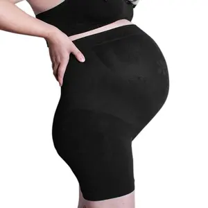 여성 원활한 출산 Shapewear 높은 허리 중반 허벅지 페티팬츠 임신 속옷 배꼽 지원 포스트 산후 셰이퍼