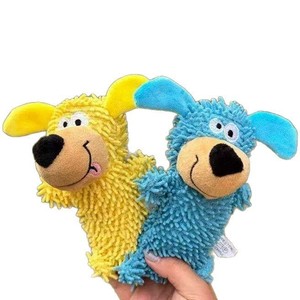 Strange Bear Mop for Dogs - Jouet pour chiens, résistant, stimulant et divertissant, pour la dentition des Bichons Frises et des petits chiens, qui émet des sons - Product Image 2