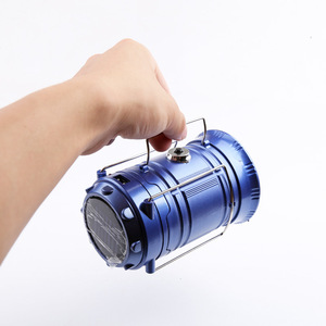 Solar Charging Plastic Outdoor Portable Telescopic USB Rechargeable Solar Folding <b>Led</b> <b>Camping</b> <b>Lantern</b> Light - Product Image 4