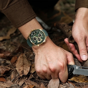 นาฬิกา <span class=keywords><strong>NAVIFORCE</strong></span> <span class=keywords><strong>9197L</strong></span> ลดราคาสุดฮอต แฟชั่นผู้ชาย ระบบควอตซ์ สายหนังแท้ กันน้ำ หรูหรา สำหรับผู้ชาย - Product Image 3