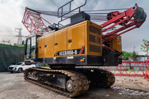 Bestselling Products Factory Supply 60 Ton Crawler <b>Crane</b> Scc600 Lifting Machinery Heavy Mobile - Product Image 3