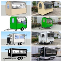 Remorque alimentaire mobile à toit rond, chariot de restauration de rue personnalisé pour hot-dogs, idéal pour l'Australie, les États-Unis et l'Europe - XINJINGYAO
