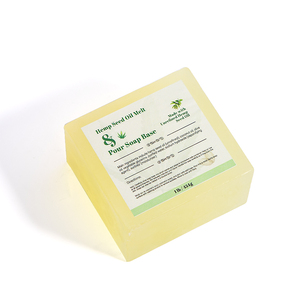 <span class=keywords><strong>Base</strong></span> de jabón de aceite de semilla de cáñamo transparente de forma cuadrada personalizada de 1LB 454G <span class=keywords><strong>para</strong></span> hacer jabón - Product Image 2