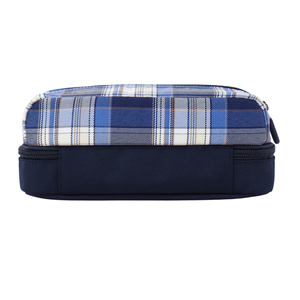 Primary And Secondary Students Pencil Box Office Culture Stationery Bag Plaid Pencil <b>Pouch</b> Custom Double Layer Simple - Product Image 4