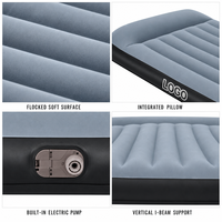 Lit d'air gonflable portable Bestway 671MV 671MX en PVC personnalisé pour l'intérieur et l'extérieur, matelas gonflable pour le camping avec pompe intégrée