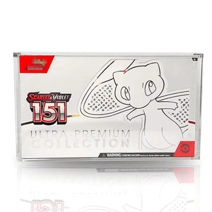 Estuche <span class=keywords><strong>de</strong></span> Exhibición Acrílico Personalizado, Transparente, Moderno, <span class=keywords><strong>Ultra</strong></span> <span class=keywords><strong>Premium</strong></span>, para Pokémon <span class=keywords><strong>Charizard</strong></span> UPC, con Protección Magnética para Diseño - Product Image 1