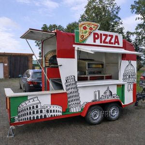 Remolque de Comida Estilo Carreta de Caballos en Oferta, Camión de Comida, Carrito de Helados, Bar Móvil de Cerveza, Catering Callejero, Remolque de Comida Vintage Personalizado para Fiestas - Product Image 3