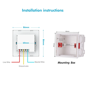 Enchufe de Pared Inteligente Tuya WiFi para Israel, Enchufe Europeo <span class=keywords><strong>con</strong></span> USB Tipo-C PD 20W 16A, Enchufe de Vidrio <span class=keywords><strong>Compatible</strong></span> <span class=keywords><strong>con</strong></span> <span class=keywords><strong>iPhone</strong></span>, Alexa y <span class=keywords><strong>Google</strong></span> <span class=keywords><strong>Home</strong></span> - Product Image 3