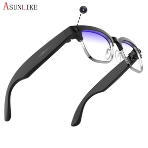 Asunlike W630 Smart <b>Glasses</b> 8MP Dual <b>Camera</b> Image Stabilization Voice Control 4GB Memory - Product Image 3