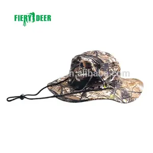 Chapeau de sport de plein air avec Camouflage de feuille 3D pour la chasse et la pêche