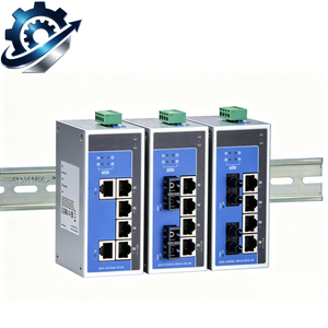 Interruptor Industrial de Fibra Óptica SC Multimodo Genuino 2x EDS-4008-2MSC-LV de Nivel Básico para Fábrica Inteligente, Gran Stock - Product Image 2