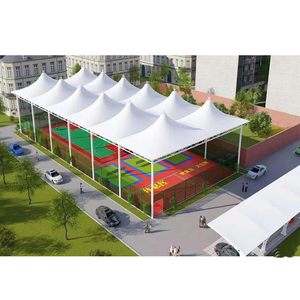 Cubierta de Membrana Tensada de Gran Superficie en PVDF para Cancha de Baloncesto, Carpa para Eventos Deportivos - Product Image 4