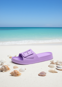 Sandali EVA infradito viola taglia 26 unisex con punta aperta per l'estate - Product Image 2
