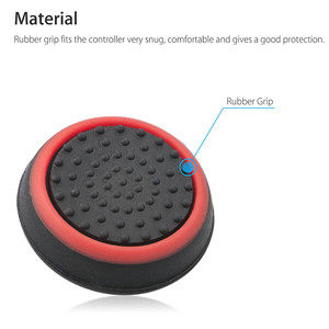4 Pezzi Copri-Stick Analogici in Silicone per Xbox 360 <span class=keywords><strong>One</strong></span> <span class=keywords><strong>Playstation</strong></span> 4 per PS4/PS3 Pro Slim Gamepad Custodie per Joystick - Product Image 3