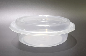 Conteneur de stockage alimentaire rond en plastique robuste avec couvercle hermétique, sans BPA, réutilisable pour la cuisine à domicile - Product Image 5