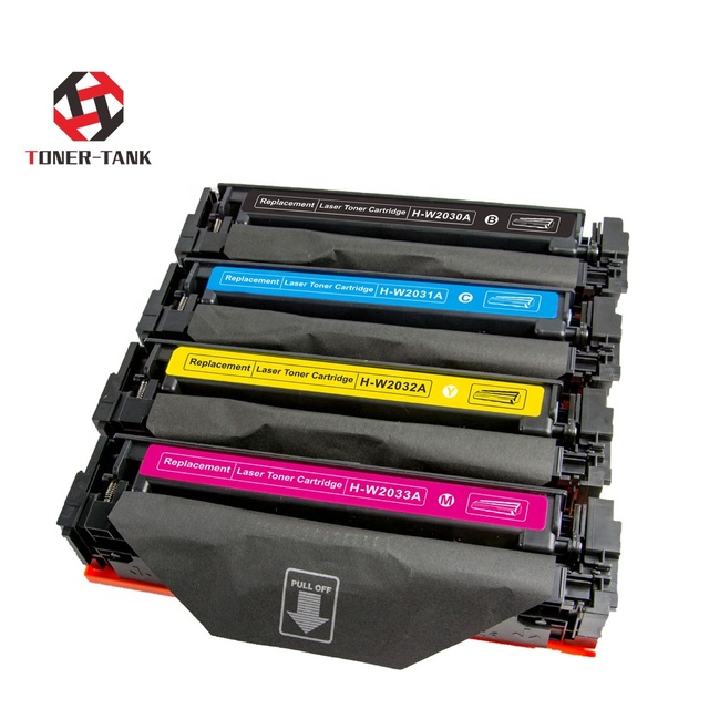 TONER-TANK Compatible 415A W2030A W2031A W2032A W2033A 415X W2030X W2031X W2032X W2033X Color Toner Cartridge for HP Printer