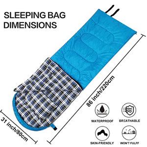 Borse per dormire ultraleggeri WOQI personalizzate per uso interno o esterno per comodità e praticità - Product Image 2
