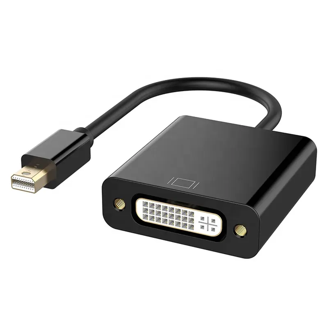 Mini DP Male to DVI Female Coaxial Video Converter Cable with PVC Jacket for Mac Computer Laptop HDTV Projector Monitor