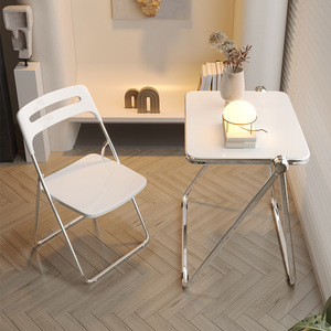 <span class=keywords><strong>Tavolo</strong></span> Pieghevole <span class=keywords><strong>da</strong></span> Caffè <span class=keywords><strong>e</strong></span> <span class=keywords><strong>Giardino</strong></span>, Arredamento in Acrilico, Set Moderno <span class=keywords><strong>e</strong></span> Lussuoso con <span class=keywords><strong>Sedie</strong></span> in Metallo <span class=keywords><strong>e</strong></span> Plastica, Tavoli Pieghevoli <span class=keywords><strong>da</strong></span> Esterno - Product Image 6