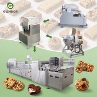 Mesin Pembuat Granola Bar Mini, Mesin Pres Protein Isi Cokelat Kacang, Otomatis Penuh, untuk Energi dan Pemotongan