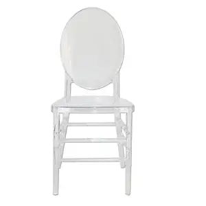 Allgemeine Verwendung Kunststoff Chiavari White Resin Tiffany Indoor Acryl Stuhl