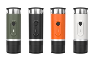 Cafetera Inalámbrica de Cápsulas de Plástico, Carga USB, Portátil 2 en 1, Funciona con Batería, Profesional, 15 Bares, Espresso Portátil - Product Image 2