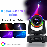 Projecteur LED mobile Sharpy 100W avec bandes flexibles, DMX512, lumières DJ à contrôle sonore, éclairage de scène pour bar et discothèque