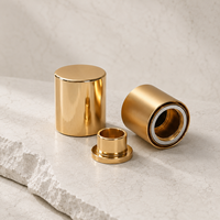 Personnalisable 15 #   Capuchon de flacon de parfum en aluminium anodisé et plastique, à fermeture magnétique, avec couvercle magnétique à une seule épaule