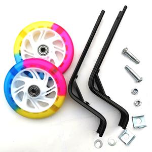 Roues auxiliaires Pu de 12 pouces, roues lumineuses pour vélo d'enfant - Product Image 1