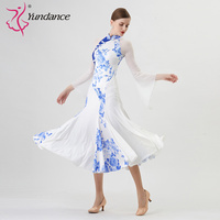 M-22113 personnalisé nouvelle robe de danse de salon standard international robes de danse de salon en soie perlée de haute qualité à vendre