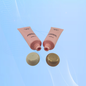 High Quality <b>Plastic</b> Cosmetic Pink Squeeze Empty <b>Tube</b> 50g Screw Cap with Ball Shape Lid For Hand Cream Cosmetic Packaging - Product Image 1