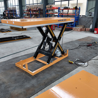 Plateforme élévatrice à ciseaux fixe, table élévatrice hydraulique robuste pour les opérations sur la ligne d'assemblage