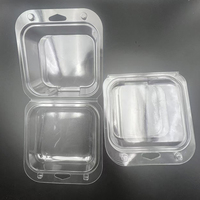 Boîte à légumes en plastique transparent recyclable personnalisable avec couvercle Emballage